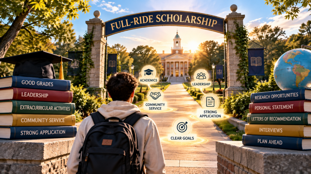 How to Get a Full-Ride Scholarship to College in the United States