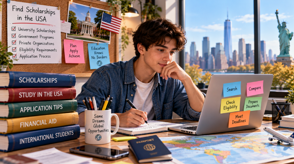 How to Find Scholarships for International Students in the USA Without Wasting Time